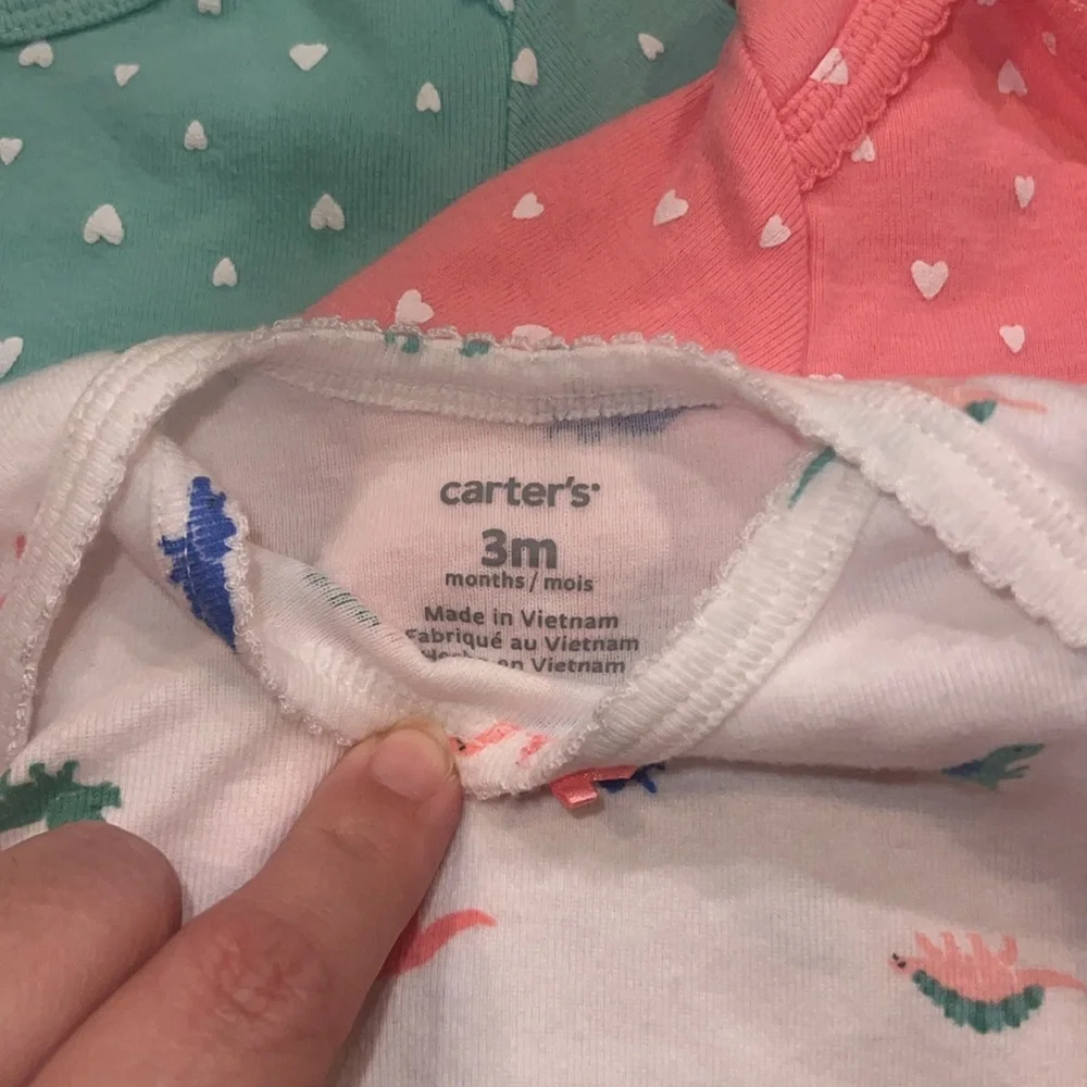 Carter’s 3-Pack of 3 Month Bodysuits